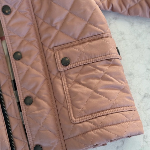Burberry girls jacket size 2T with removable hood - Picture 3 of 6